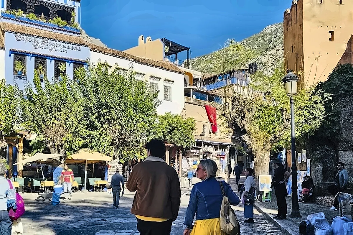 Un vicolo azzurro di Chefchaouen