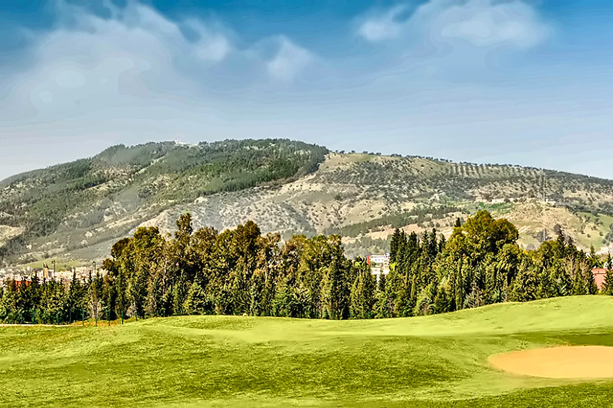 Le colline verdi del Rif coltivate, sulla strada per Chefchaouen
