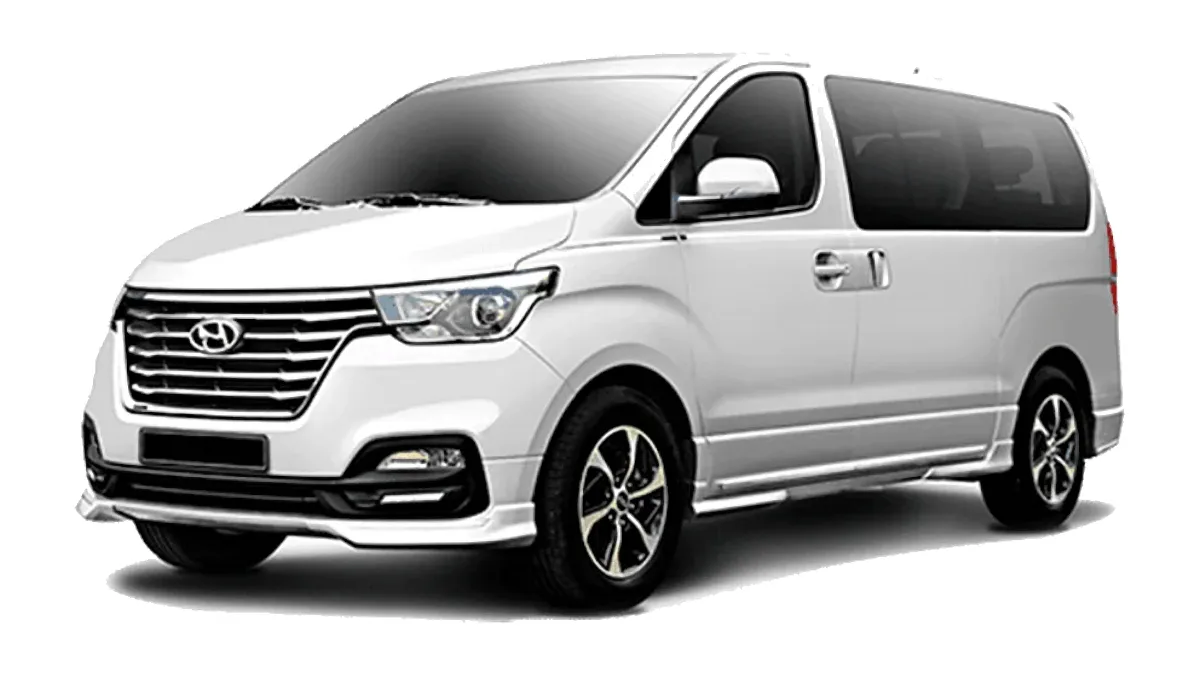 Hyundai H1 bianco, van da otto passeggeri