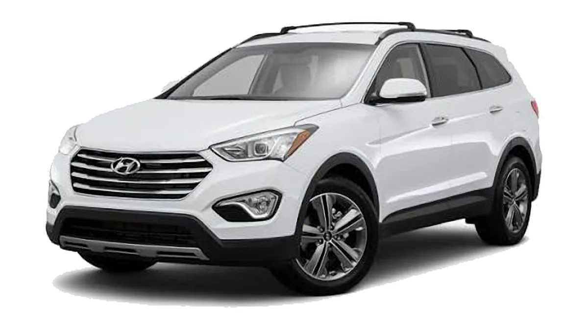 Hyundai Santa Fe bianco, SUV per coppie e famiglie corte